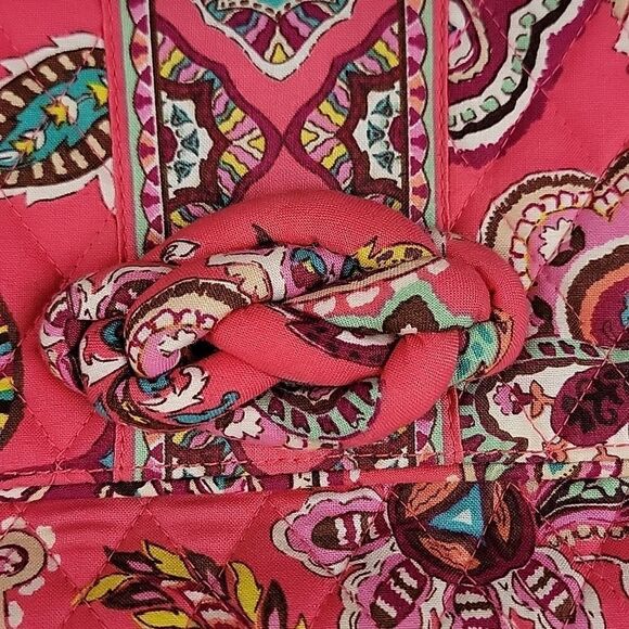 VERA BRADLEY Call Me Coral Knot Large Clutch - Picture 4 of 10